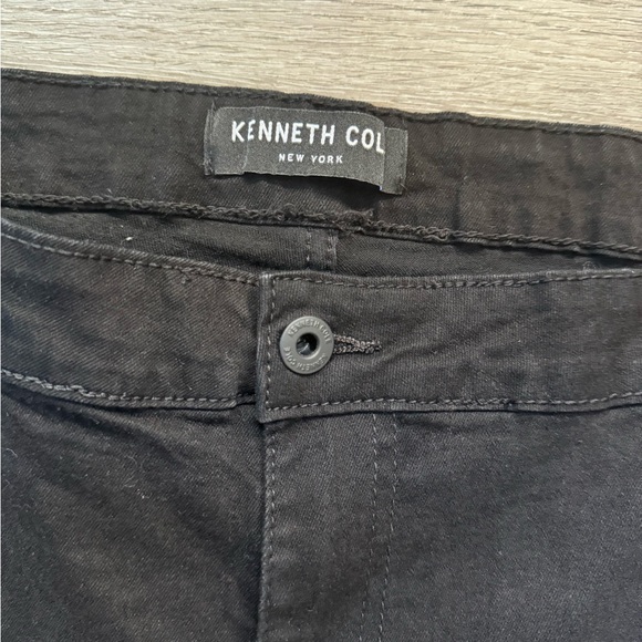 Kenneth Cole Jeans Mens 42X32 Black Slim Fit Straight Stretch - Picture 5 of 13